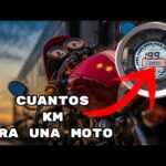 Cuántos km puede andar una moto sin parar: Datos y consejos