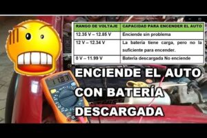 Voltaje necesario para arrancar un auto: ¿Cuánto debe tener la batería?