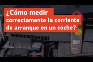 Amperios para arrancar un coche: ¿Cuántos necesitas?