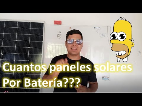 ¿Cuántos paneles solares para cargar una batería? Guía completa