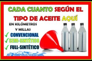 Guía de aceite por kilometraje: ¿Cuál usar?